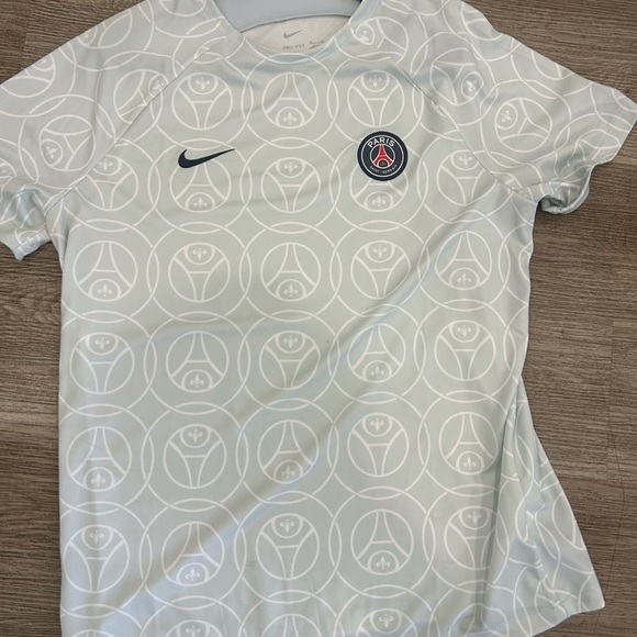 Nike PSG Light Gray Graphic Jersey - Picture 1 of 4